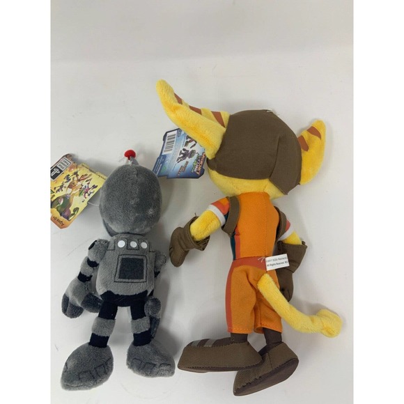 Ratchet & Clank All 4 One Plush Set Playstation NWT New With Tags - Picture 6 of 6